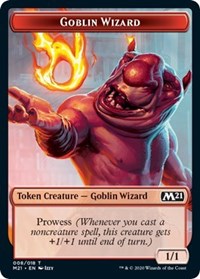 Goblin Wizard // Weird Double-sided Token [Core Set 2021 Tokens] | Devastation Store