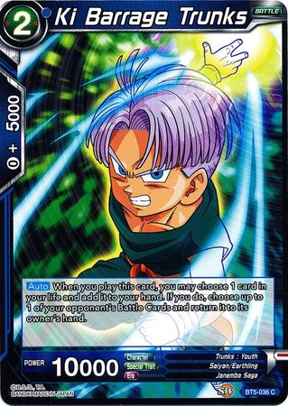 Ki Barrage Trunks (BT5-036) [Miraculous Revival] | Devastation Store