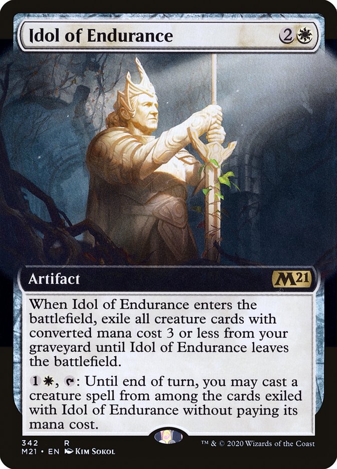 Idol of Endurance (Extended) [Core Set 2021] | Devastation Store