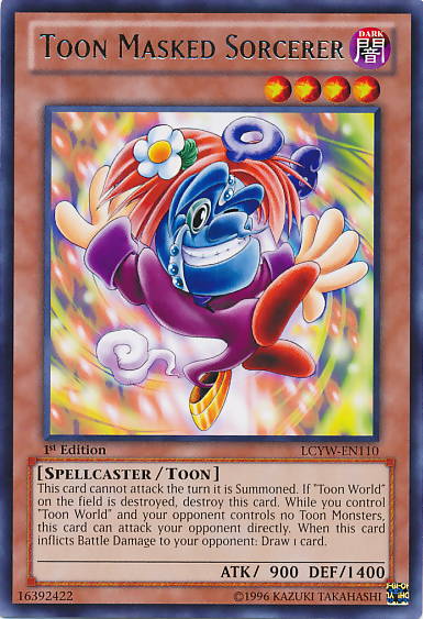 Toon Masked Sorcerer [LCYW-EN110] Rare | Devastation Store