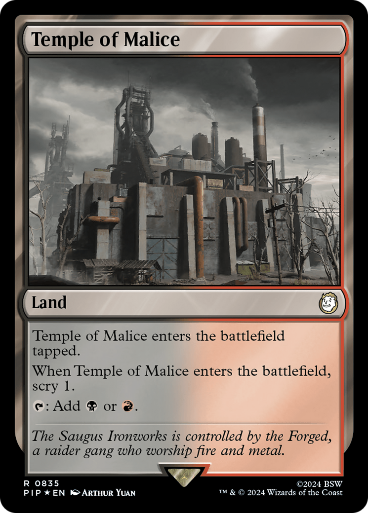Temple of Malice (Surge Foil) [Fallout] | Devastation Store