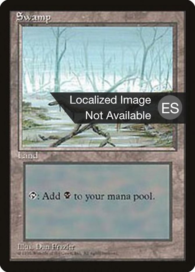 Swamp (A) [Fourth Edition (Foreign Black Border)] | Devastation Store