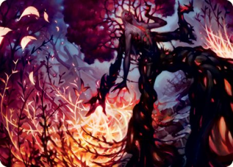 Splendid Reclamation Art Card [Innistrad: Crimson Vow Art Series] | Devastation Store
