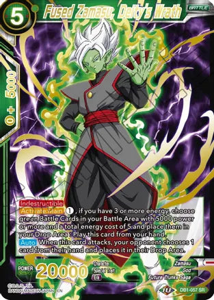 Fused Zamasu, Deity's Wrath (Gold Stamped) [DB1-057] | Devastation Store