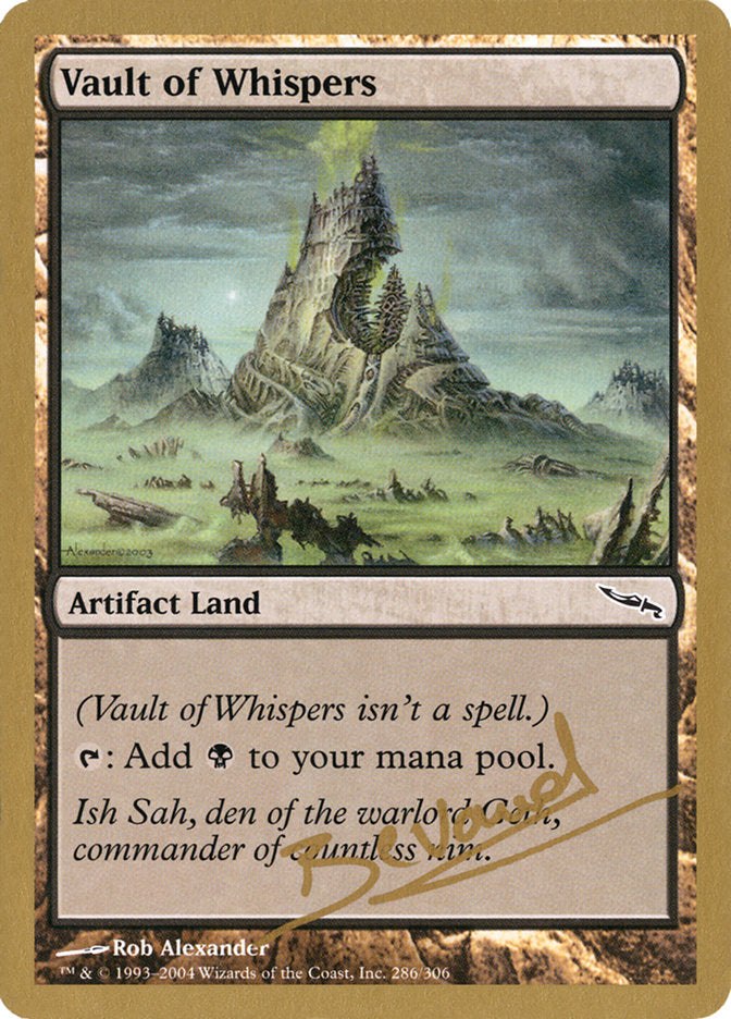 Vault of Whispers (Manuel Bevand) [World Championship Decks 2004] | Devastation Store