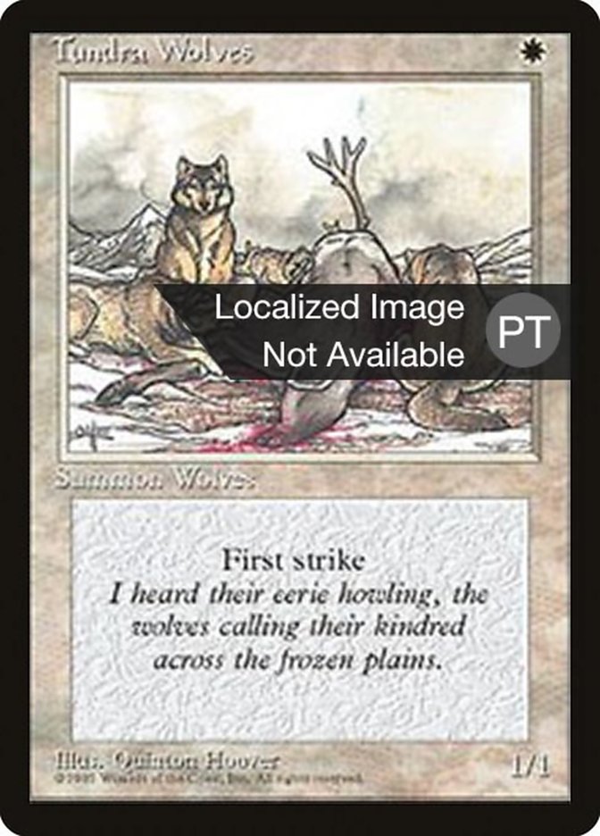 Tundra Wolves [Fourth Edition (Foreign Black Border)] | Devastation Store