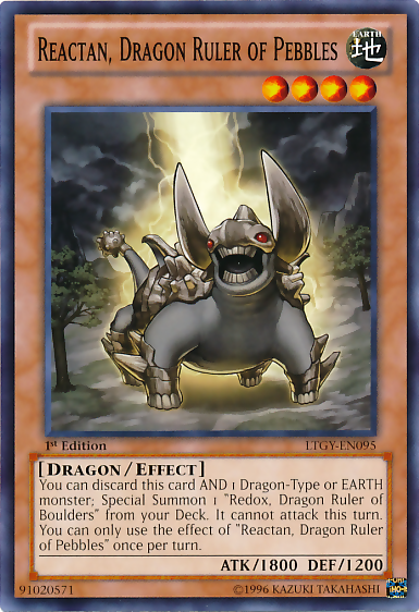 Reactan, Dragon Ruler of Pebbles [LTGY-EN095] Common | Devastation Store