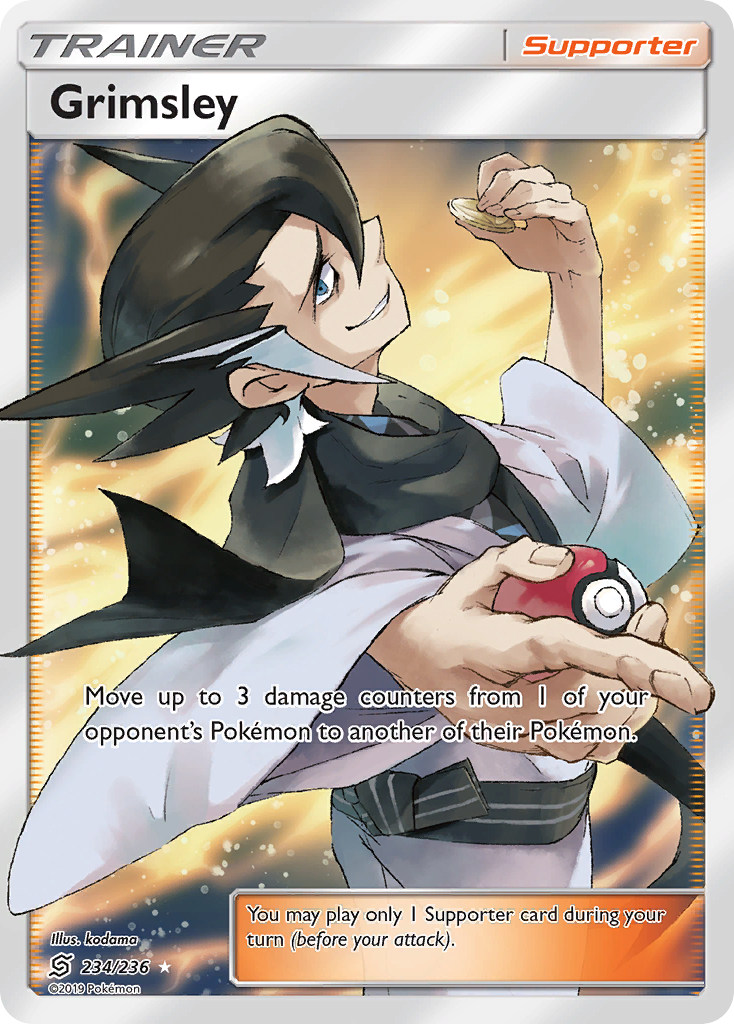 Grimsley (234/236) [Sun & Moon: Unified Minds] | Devastation Store