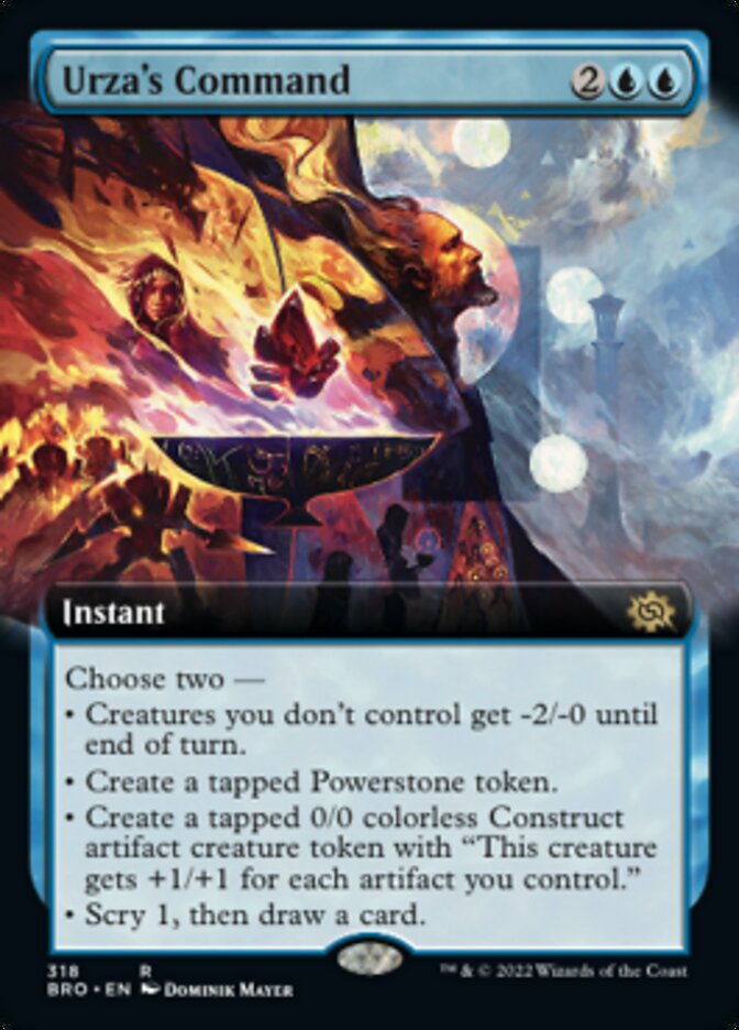 Urza's Command (Extended Art) [The Brothers' War] | Devastation Store