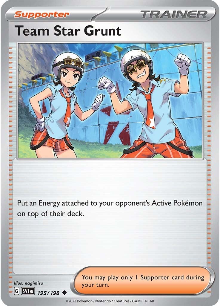 Team Star Grunt (195/198) [Scarlet & Violet: Base Set] | Devastation Store