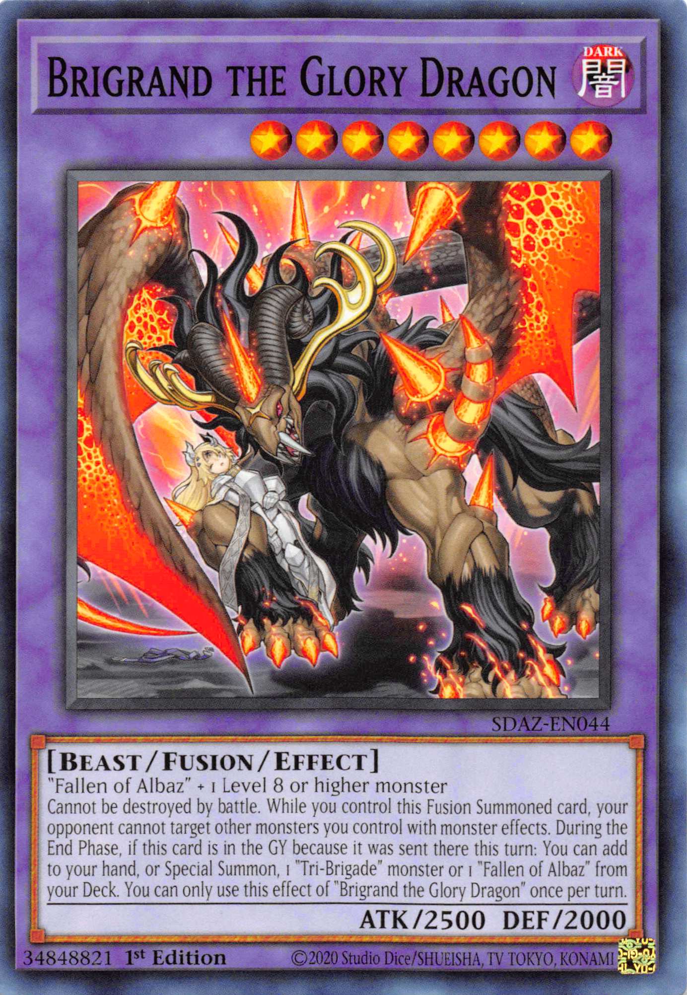 Brigrand the Glory Dragon [SDAZ-EN044] Common | Devastation Store