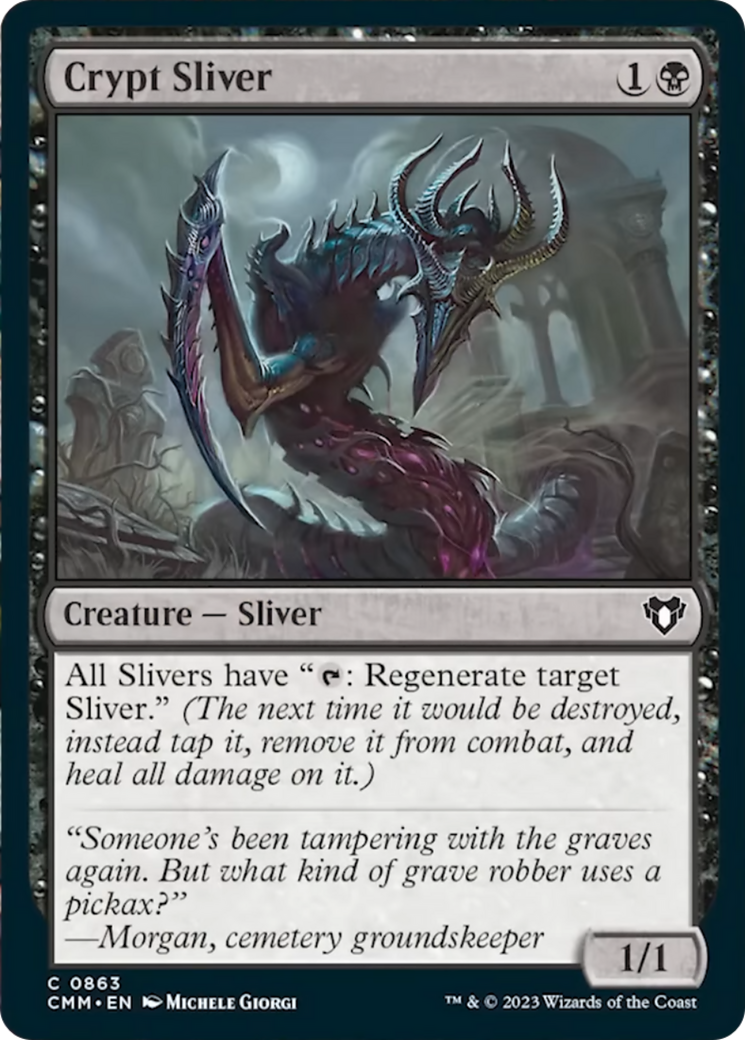 Crypt Sliver [Commander Masters] | Devastation Store