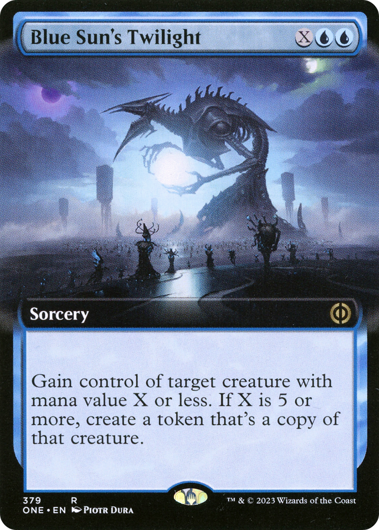 Blue Sun's Twilight (Extended Art) [Phyrexia: All Will Be One] | Devastation Store