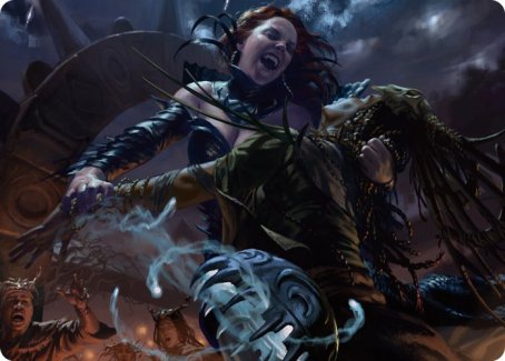 Olivia's Midnight Ambush Art Card [Innistrad: Midnight Hunt Art Series] | Devastation Store