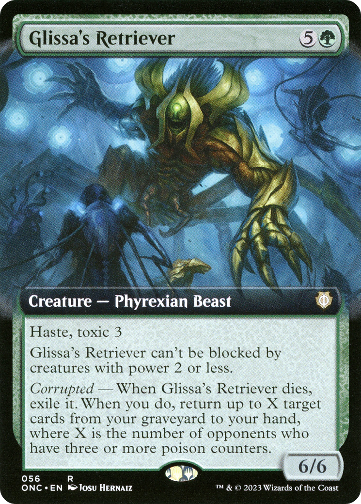 Glissa's Retriever (Extended Art) [Phyrexia: All Will Be One Commander] | Devastation Store