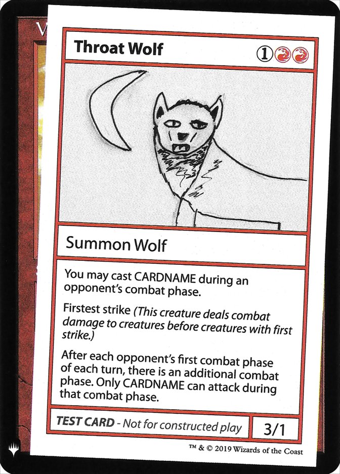 Throat Wolf [Mystery Booster Playtest Cards] | Devastation Store