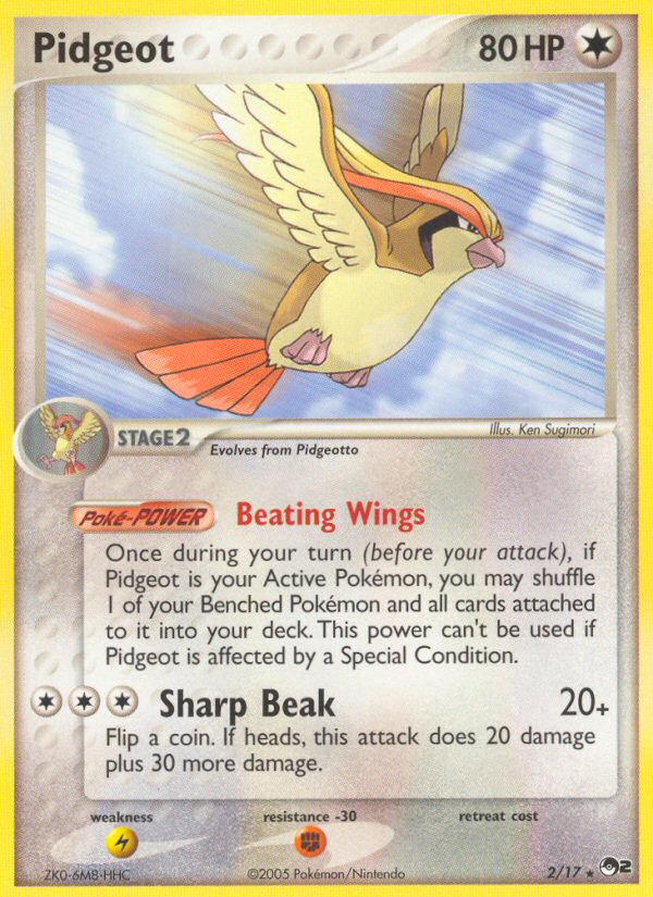 Pidgeot (2/17) [POP Series 2] | Devastation Store