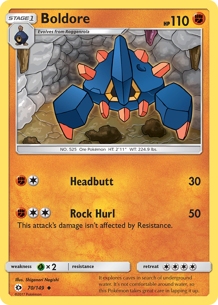 Boldore (70/149) [Sun & Moon: Base Set] | Devastation Store