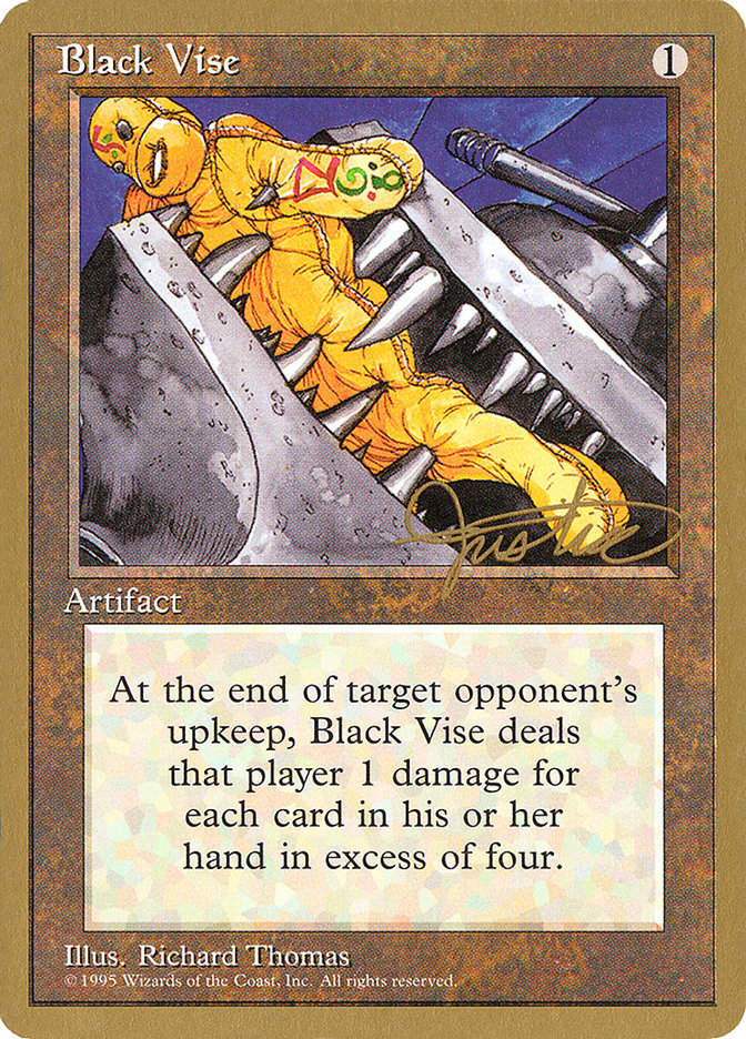 Black Vise (Mark Justice) [Pro Tour Collector Set] | Devastation Store