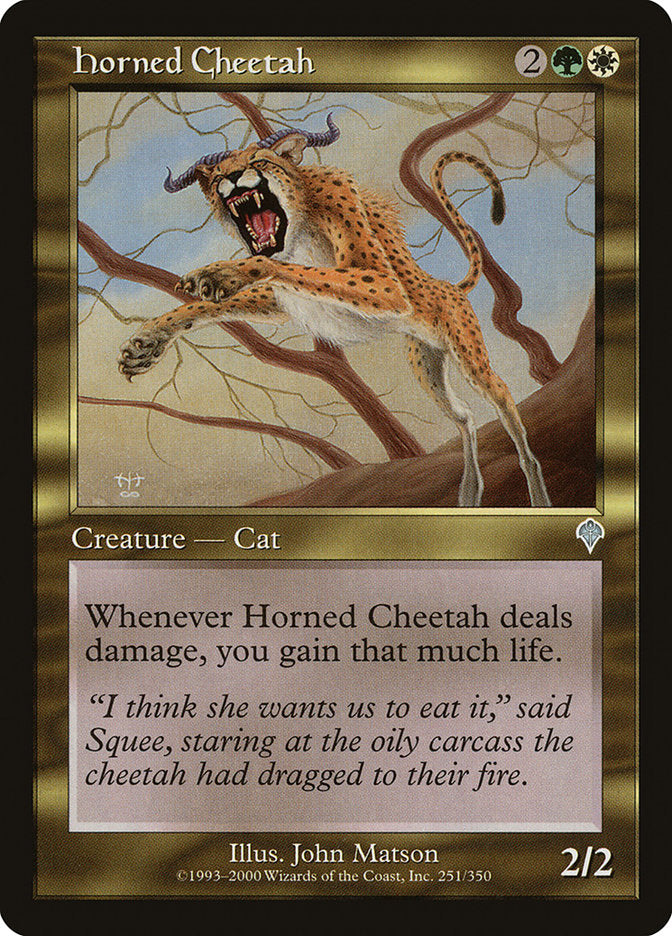 Horned Cheetah [Invasion] | Devastation Store
