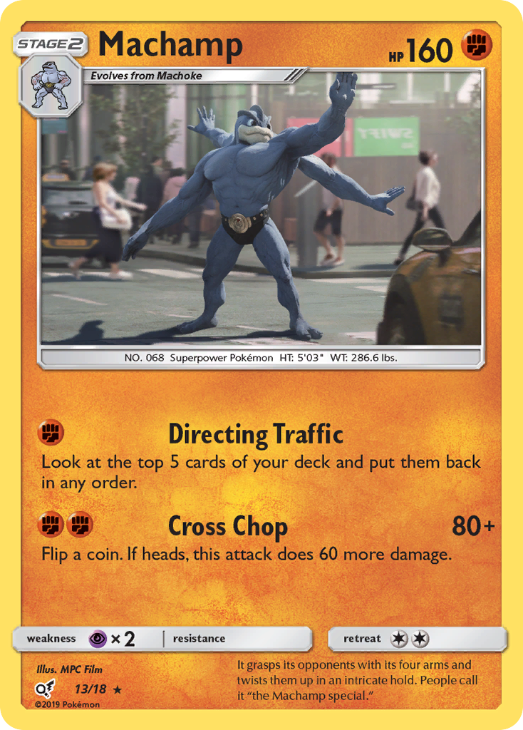 Machamp (13/18) [Sun & Moon: Detective Pikachu] | Devastation Store