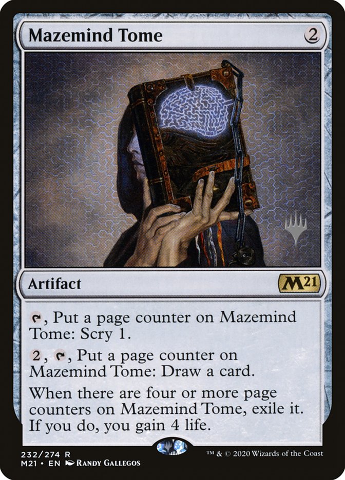 Mazemind Tome (Promo Pack) [Core Set 2021 Promos] | Devastation Store