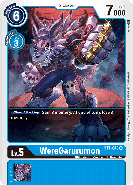 WereGarurumon [BT1-040] [Release Special Booster Ver.1.0] | Devastation Store