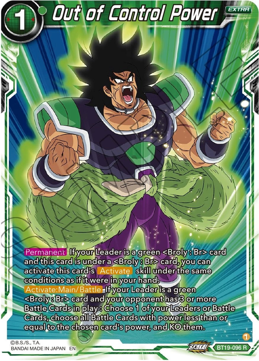 Out of Control Power (BT19-096) [Fighter's Ambition] | Devastation Store