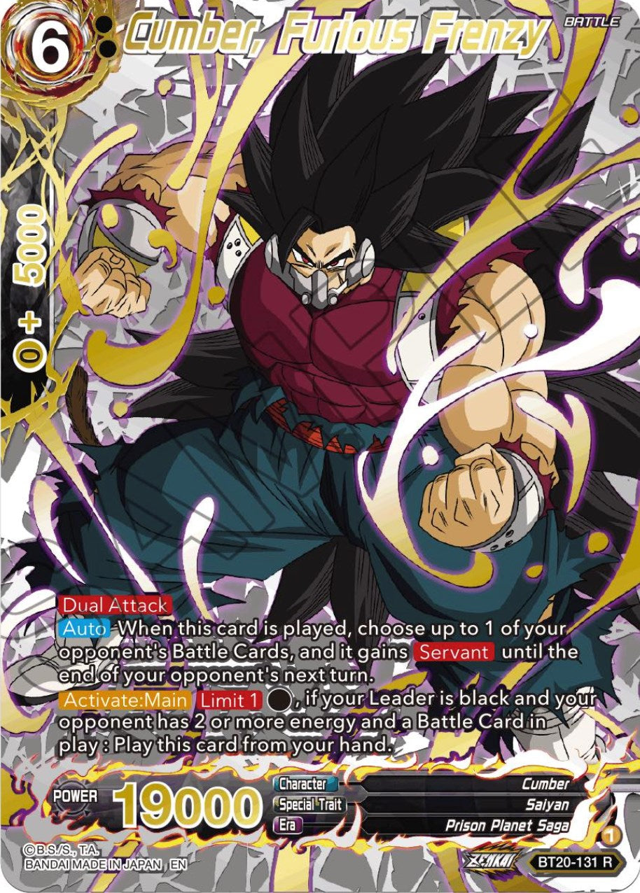 Cumber, Furious Frenzy (Gold-Stamped) (BT20-131) [Power Absorbed] | Devastation Store