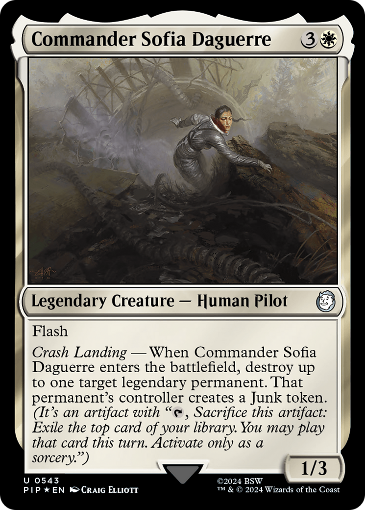 Commander Sofia Daguerre (Surge Foil) [Fallout] | Devastation Store