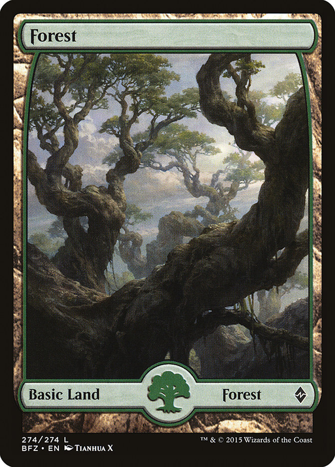 Forest (274) [Battle for Zendikar] - Devastation Store | Devastation Store