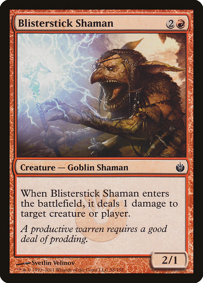 Blisterstick Shaman [Mirrodin Besieged] | Devastation Store