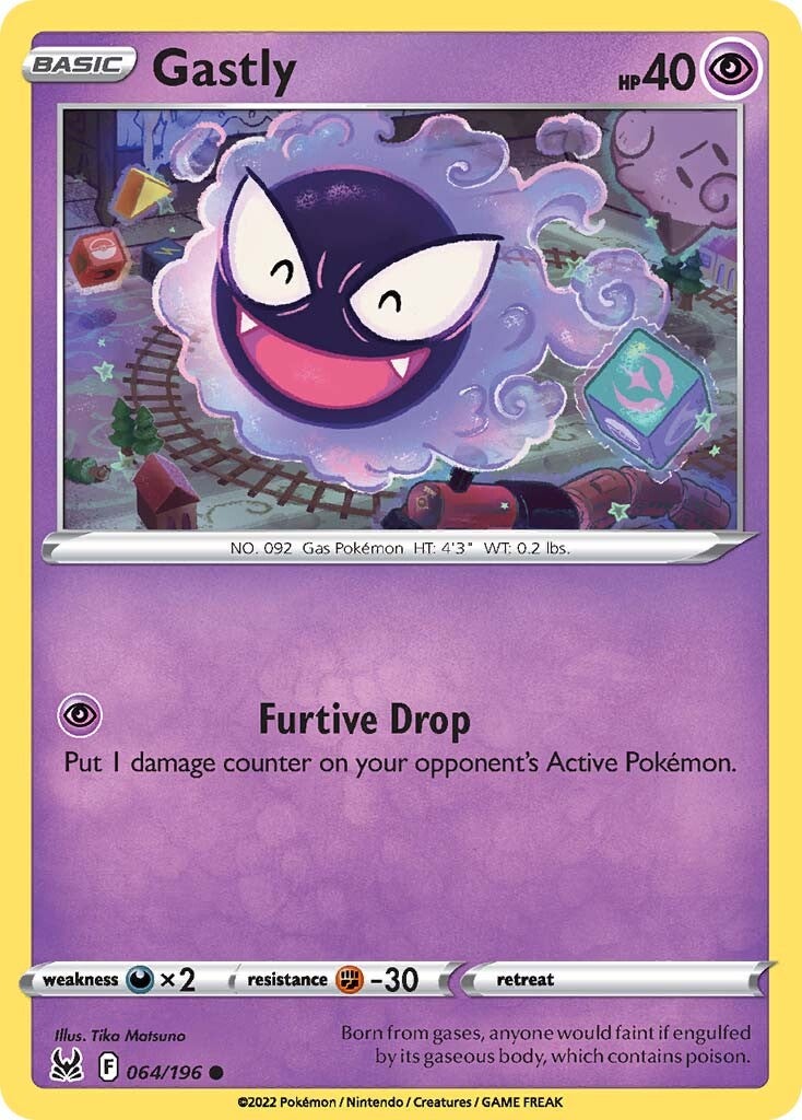 Gastly (064/196) [Sword & Shield: Lost Origin] | Devastation Store