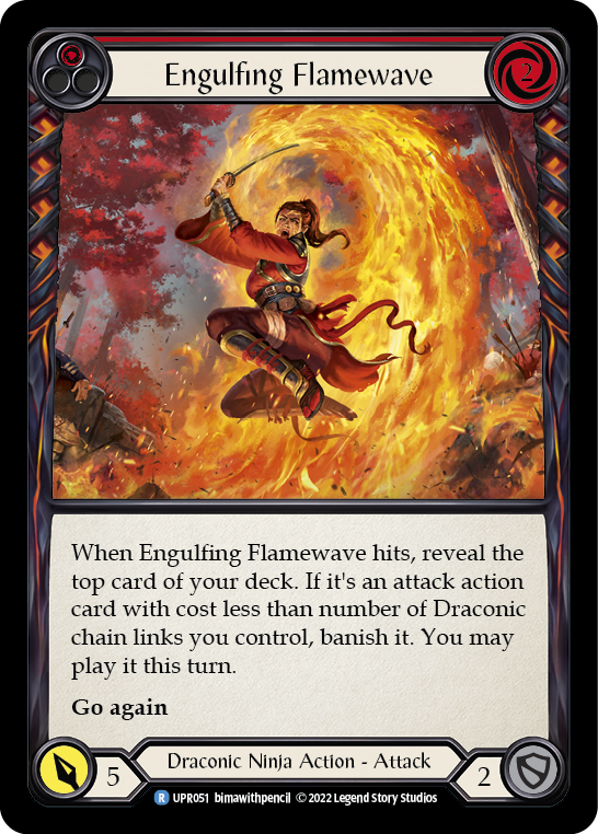 Engulfing Flamewave (Red) [UPR051] (Uprising) | Devastation Store