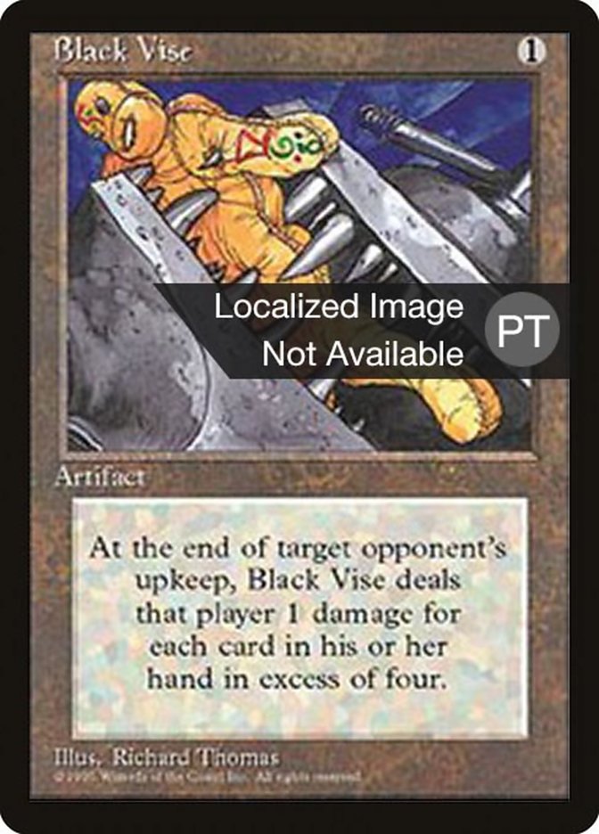 Black Vise [Fourth Edition (Foreign Black Border)] | Devastation Store