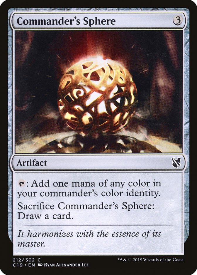 Commander's Sphere [Commander 2019] | Devastation Store