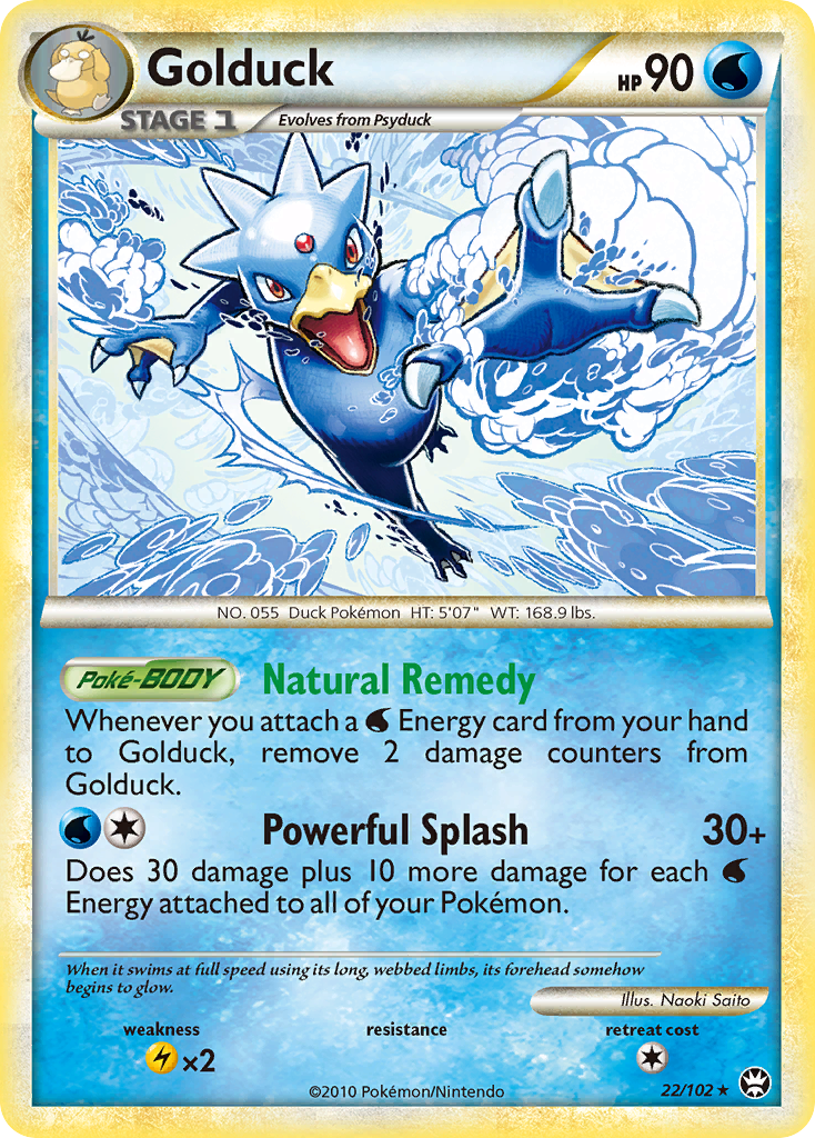 Golduck (22/102) [HeartGold & SoulSilver: Triumphant] | Devastation Store