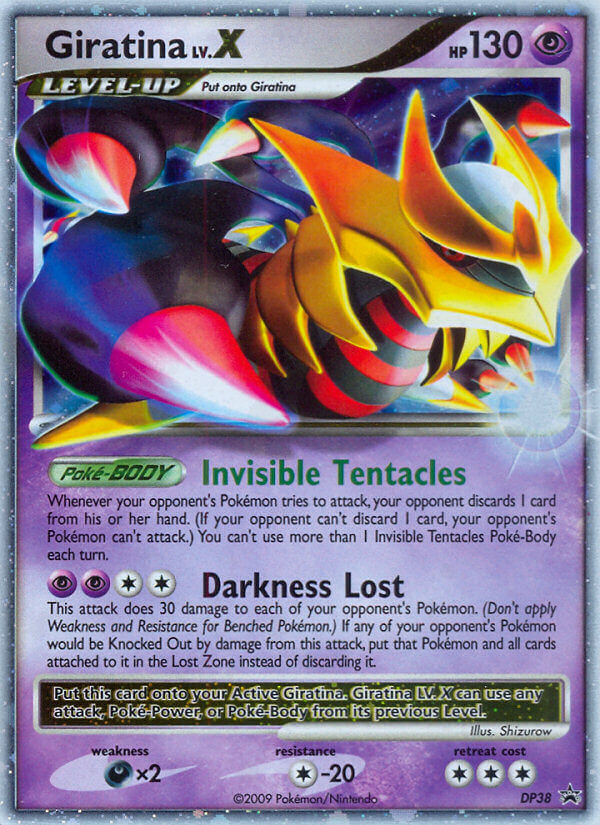 Giratina LV.X (DP38) [Diamond & Pearl: Black Star Promos] | Devastation Store