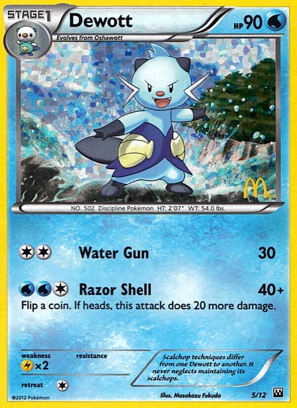 Dewott (5/12) [McDonald's Promos: 2012 Collection] | Devastation Store