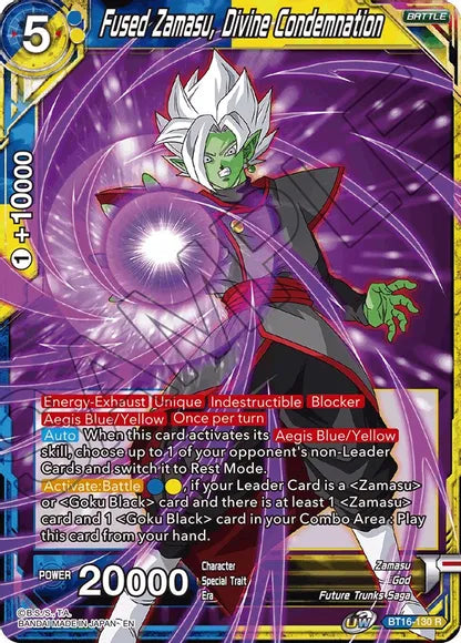 Fused Zamasu, Divine Condemnation [BT16-130] | Devastation Store