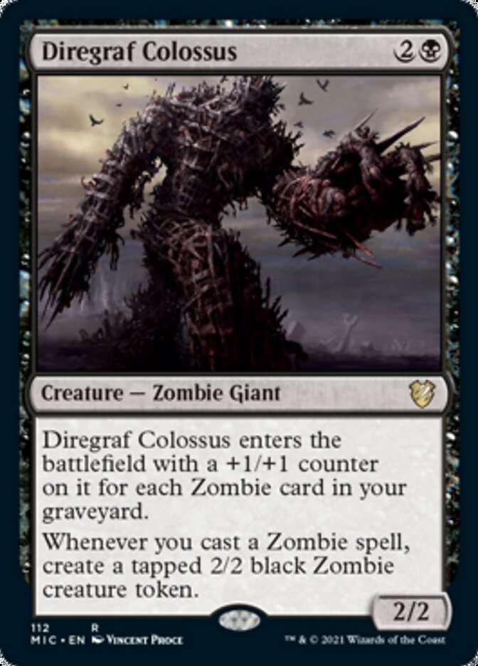 Diregraf Colossus [Innistrad: Midnight Hunt Commander] | Devastation Store