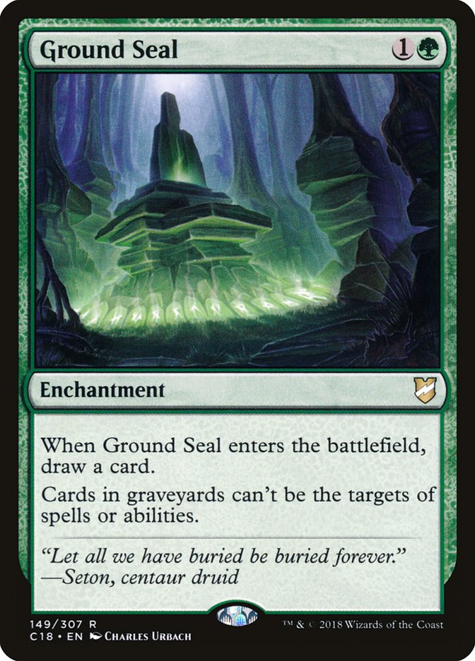 Ground Seal [Commander 2018] | Devastation Store