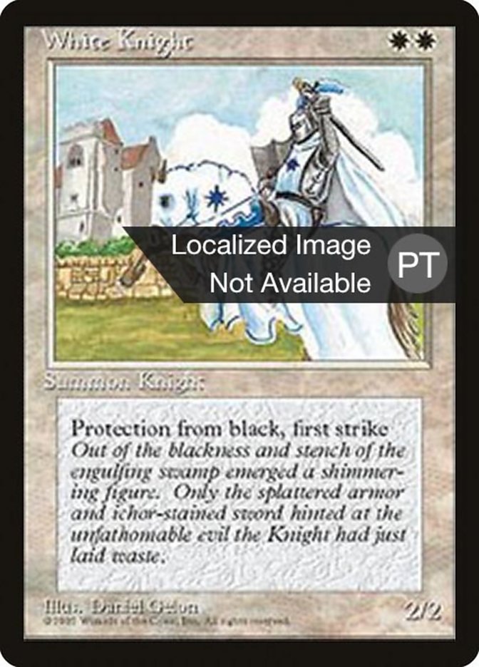 White Knight [Fourth Edition (Foreign Black Border)] | Devastation Store