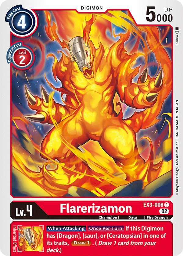 Flarerizamon [EX3-006] [Draconic Roar] | Devastation Store