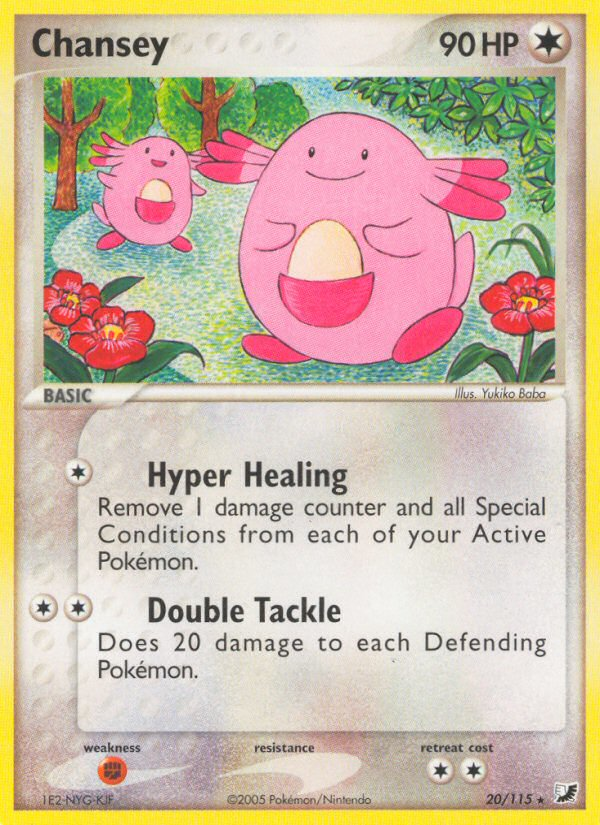 Chansey (20/115) [EX: Unseen Forces] | Devastation Store