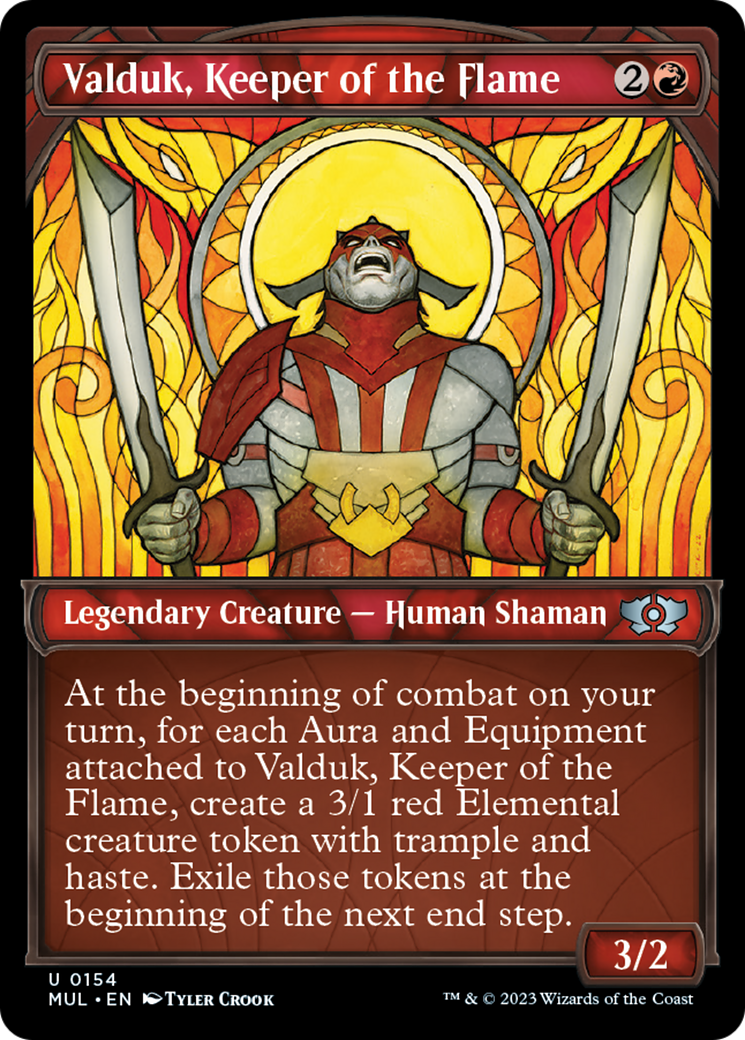 Valduk, Keeper of the Flame (Halo Foil) [Multiverse Legends] | Devastation Store