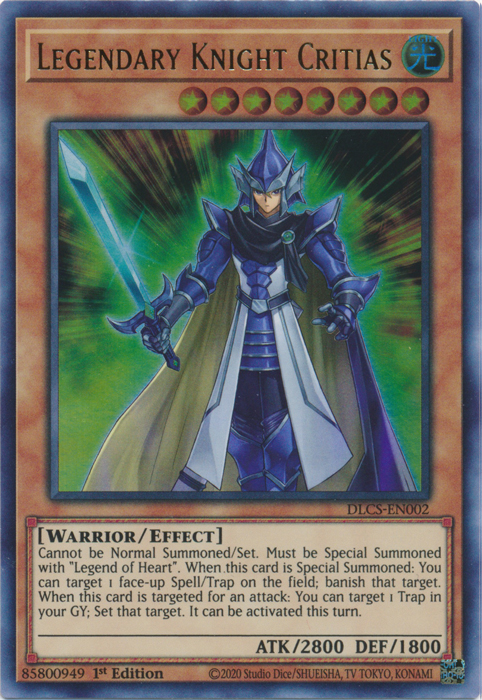 Legendary Knight Critias [DLCS-EN002] Ultra Rare | Devastation Store