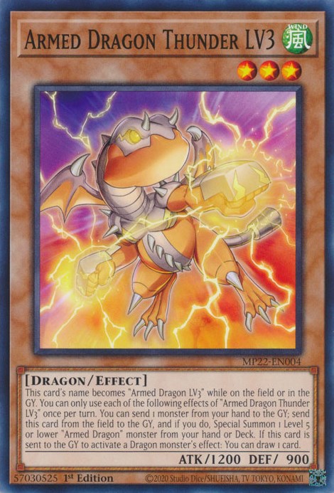 Armed Dragon Thunder LV3 [MP22-EN004] Common | Devastation Store