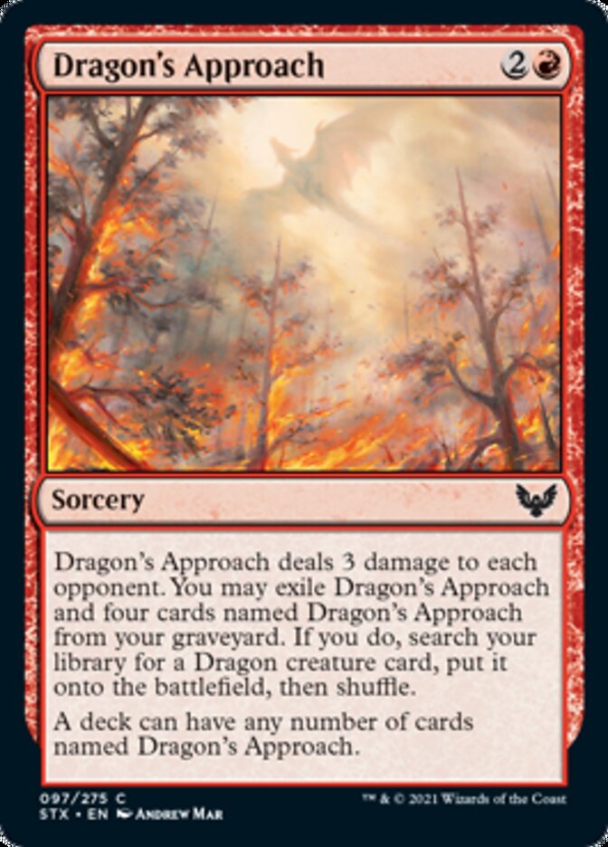 Dragon's Approach [Strixhaven: School of Mages] | Devastation Store