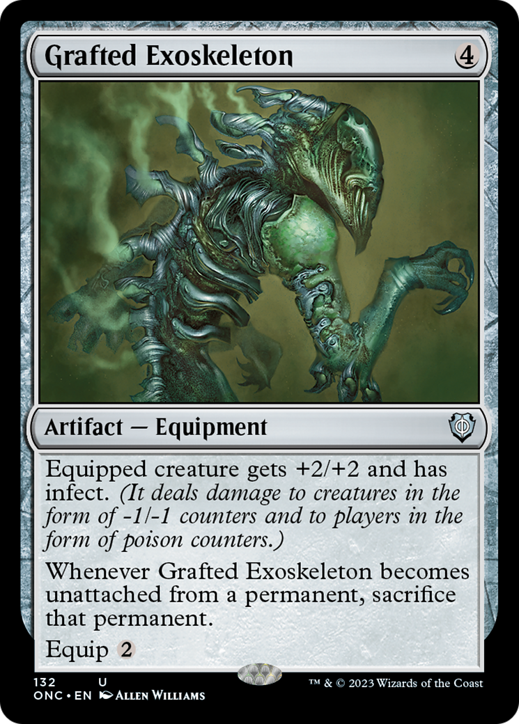 Grafted Exoskeleton [Phyrexia: All Will Be One Commander] | Devastation Store